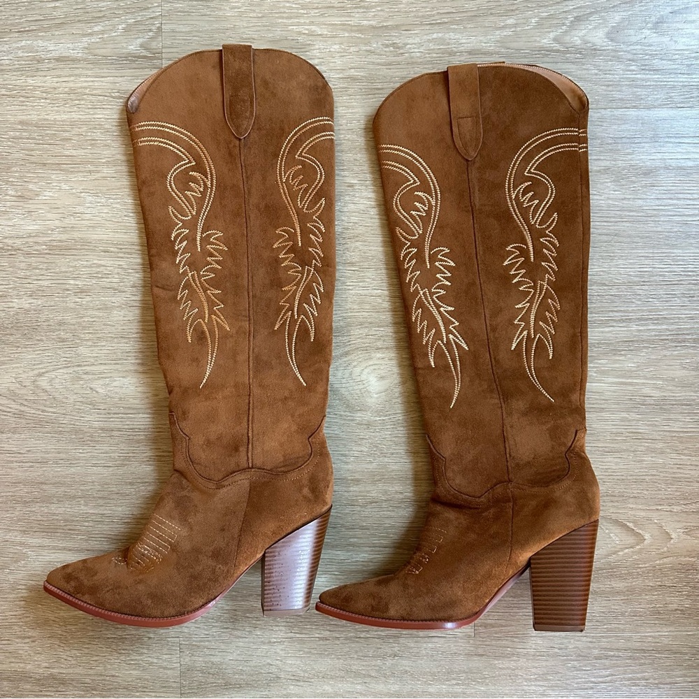 Western Knee High Boots - Picture 4 of 8
